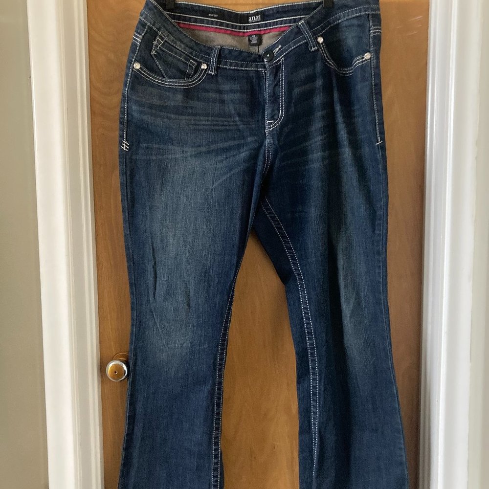 a.n.a. Bootcut Bejeweled Jeans